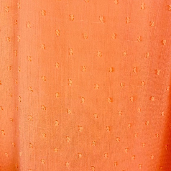 ASOS DESIGN SWISS DOT MINI DRESS CORAL - Picture 8 of 8
